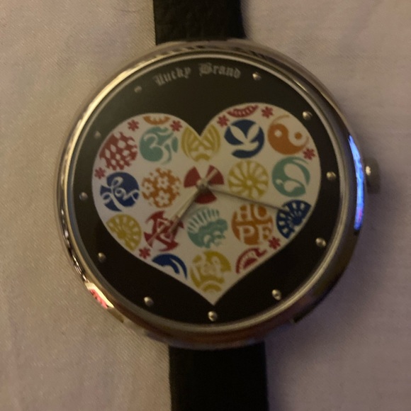 Lucky Brand Multicolor Heart Watch Boho Fun - Picture 1 of 5
